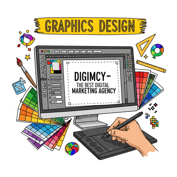 Professional graphic design services in Bangladesh by Digimcy